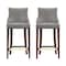 Manhattan Comfort Shubert Barstool in Dark Taupe - Set of 2 2-BS019-DT - alternate 2